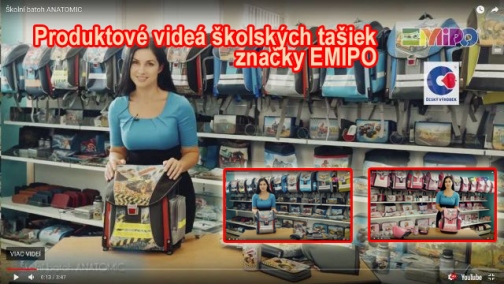 Produktové videá aktoviek a batohov EMIPO