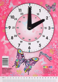 EMIPO Školské hodiny Butterfly (motýľ)