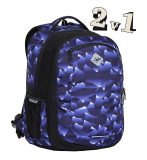 EXPLORE Školský batoh VIKI Crystal blue (2v1)