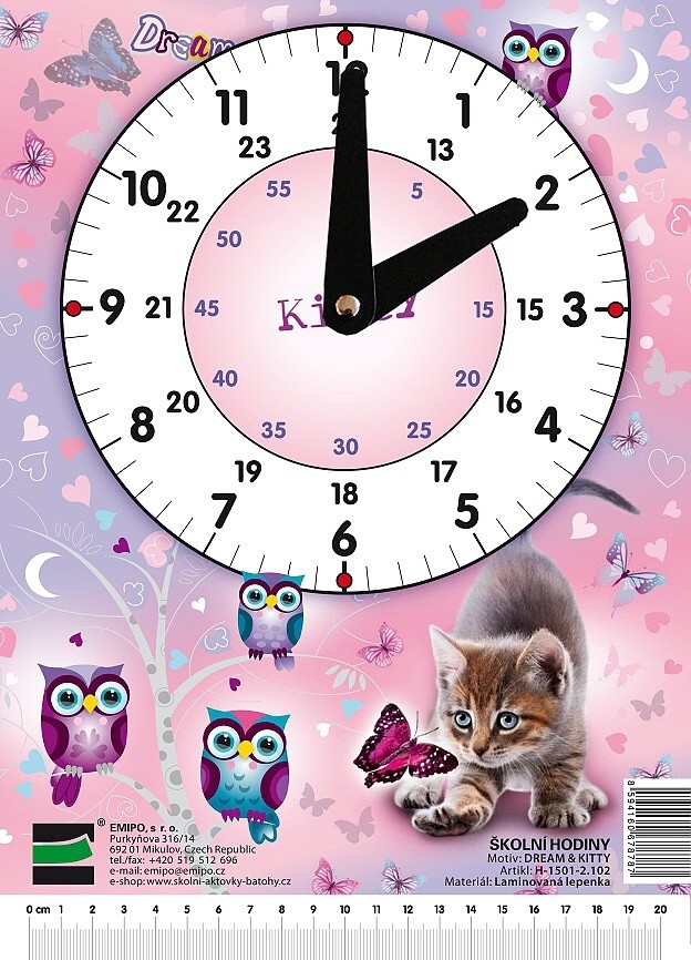 EMIPO Školské hodiny Dream - Kitty