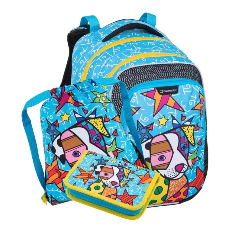 BAGMASTER Školský batoh LUMI 22 B (3-dielny set)