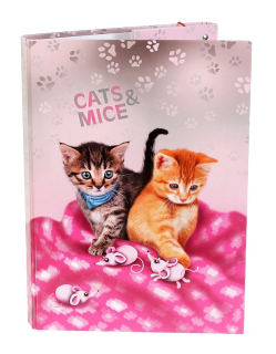 EMIPO Dosky na zošity A4 BOX Cats & Mice