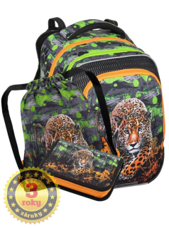 BAGMASTER Školský batoh BETA 22 C (3-dielny set)