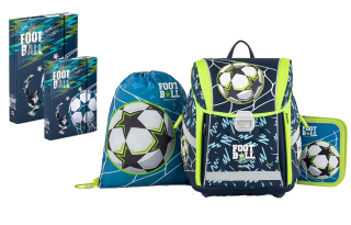 Karton P+P Školský batohový set Fotbal (5-dielny)