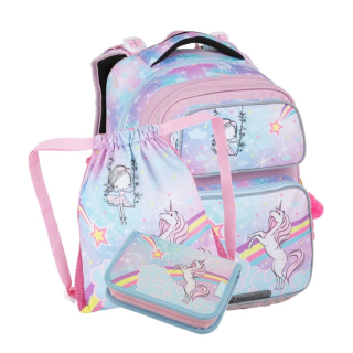 BAGMASTER Školský batoh DOPI 23 A (3-dielny set)