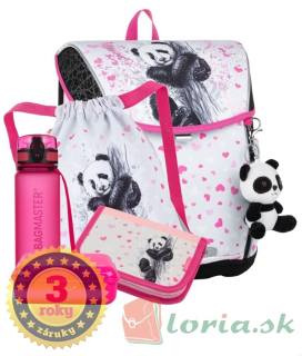 BAGMASTER Školská aktovka PRIM 23 B (5-dielny set)