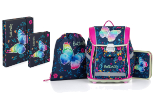 Karton P+P Školský set PREMIUM LIGHT MOTÝĽ 2 (5-dielny)
